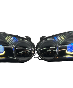 04-05 Subaru Blobeye WRX/STI Black Retrofit Projectors RGBW Halo Headlights