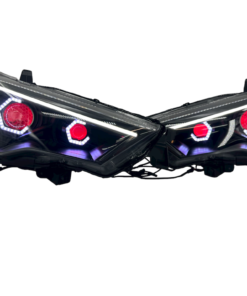 14-22 Toyota 4Runner Limited / TRD Custom Hex Led Halos Demon Eyes Retrofit Headlights