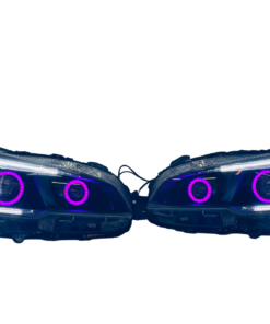2015-2021 Subaru WRX Quad Halo Projector LED Black Headlights