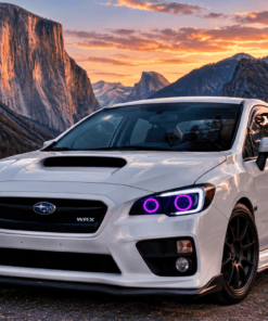 2015-2021 Subaru WRX Quad Halo Projector LED Black Headlights