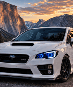 2015-2021 Subaru WRX Quad Halo Projector LED Black Headlights