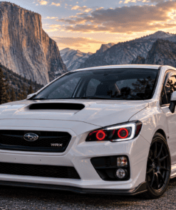 2015-2021 Subaru WRX Quad Halo Projector LED Black Headlights