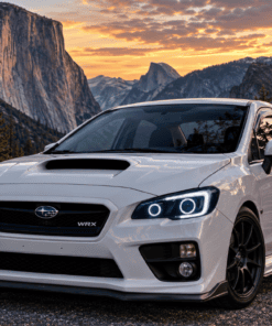 2015-2021 Subaru WRX Quad Halo Projector LED Black Headlights