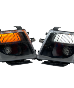 2012-2021 Nissan NV1500 NV2500 NV3500 Switchback LED Halo Black Projector Headlights