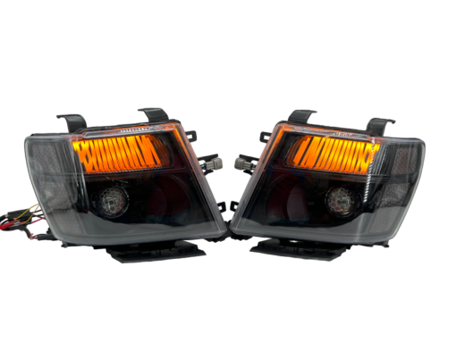 2012-2021 Nissan NV1500 NV2500 NV3500 Switchback LED Black Projector Headlights