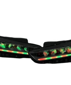 2019-2023 KIA K5 RGBW Multicolor Led DRL Black Headlights