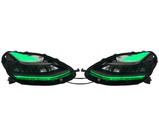 2017-2021 TESLA MODEL 3/Y PLAID SERIES V2 Black Headlights Multicolor DRLS
