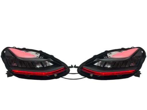 2017-2021 TESLA MODEL 3/Y PLAID SERIES V2 Black Headlights Multicolor DRLS