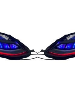 2017-2021 TESLA MODEL 3/Y PLAID SERIES V2 RGBW Black Led Headlights