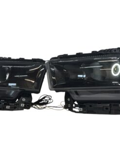 19-22 RAM 2500 3500 Switchback Headlamp LED Halo Projector Black Retrofit Headlights