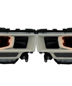 19-22 RAM 2500 3500 Switchback Headlamp LED Halo Projector Black Retrofit Headlights