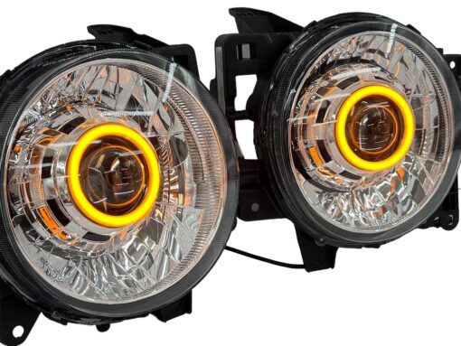 2007-2014 Toyota FJ Cruiser Switchback LED Halo Projector Headlamps