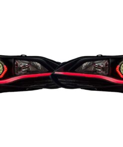 2012-2014 Ford Focus ST Hex Led Halo Demon Eyes Blackout Headlights