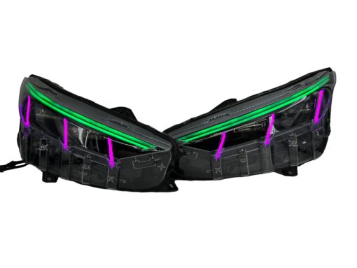 21-23 Ford Mustang Mach-E RGBW Custom LED DRL Multicolor Retrofit Headlights