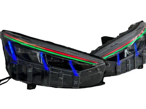 21-23 Ford Mustang Mach-E RGBW Custom LED DRL Multicolor Retrofit Headlights