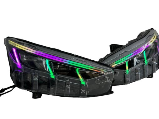 21-23 Ford Mustang Mach-E RGBW Custom LED DRL Multicolor Retrofit Headlights