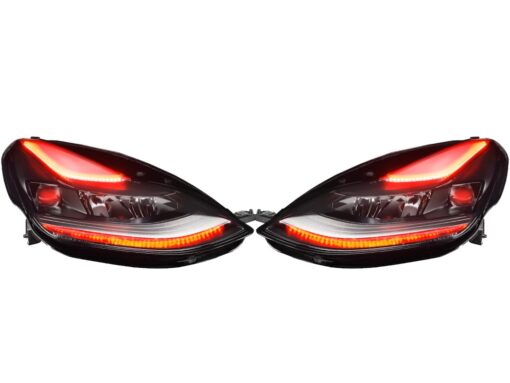 2021-2023 TESLA MODEL 3 Y MATRIX LED Custom Headlights Color Changing RGBW Lights