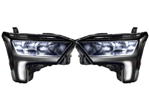 2022 Toyota Tundra RGBW Led Demon Eyes DRL Multicolor Black Retrofit Headlights
