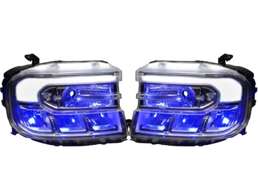 22-24 Ford Maverick Lariat RGBW LED DRL Flow Custom Retrofit Demon Eyes Full Led Headlights