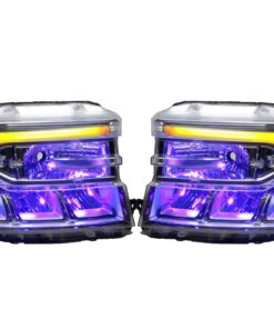 22-24 Ford Maverick Lariat RGBW LED DRL Flow Custom Retrofit Demon Eyes Full Led Headlights