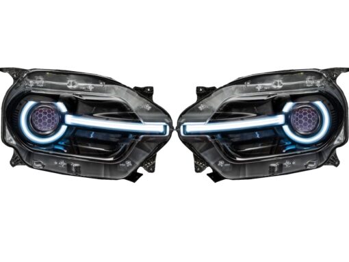 21-23 Ford Bronco Sport RGBW LED DRL Multicolor Black Retrofit Headlights