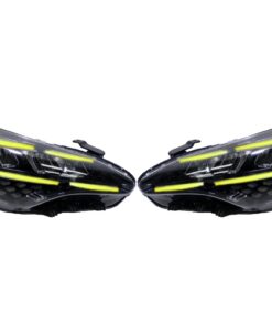 2018-2021 Kia Stinger GT Full LED DRL RGBW Black Retrofit Headlights