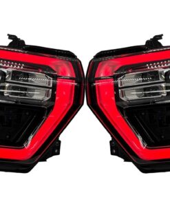 2024 Chevrolet Silverado 2500HD ZR2 RGBW LED DRL Custom Black Retrofit Headlights