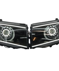 2009-2015 Honda Pilot LED Eyebrows Full Halo Switchback LED Projector Headlights