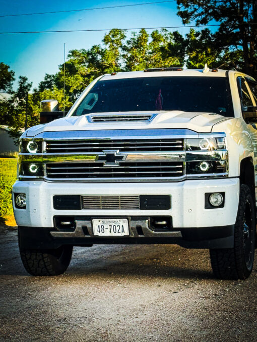 15-19 Chevrolet Silverado 2500HD 3500HD Full Switchback Led Halo Projector Headlights