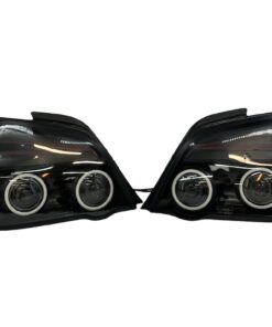 2004-2007 Subaru Impreza WRX STI Infinity LED Halo Tail Lights Black