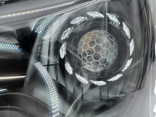 2015-2023 Ford Transit 150 250 350 Black Retrofit Biled Projector LED Switchback Headlights