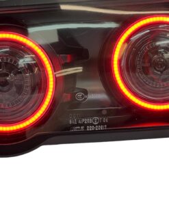 2004-2007 Subaru Impreza WRX STI Infinity LED Halo Tail Lights Black