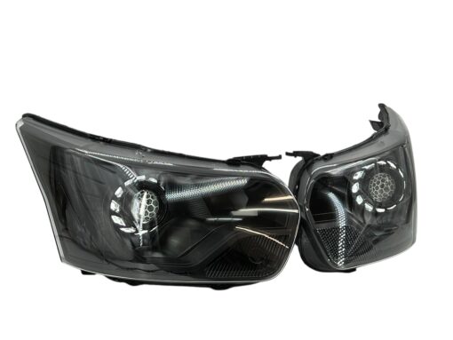 2015-2023 Ford Transit 150 250 350 Black Retrofit Biled Projector LED Switchback Headlights