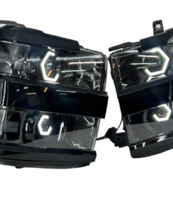15-19 Chevrolet Silverado 2500HD 3500HD Full Switchback Led Halo Projector Headlights