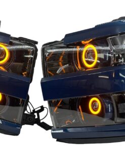 15-19 Chevrolet Silverado 2500HD 3500HD Full Switchback Led Halo Projector Headlights