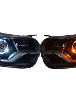 2015-2023 Ford Transit 150 250 350 Black Retrofit Biled Projector LED Switchback Headlights