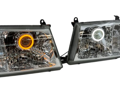 1998-2005 100 Series Toyota Land Cruiser Custom Retrofit LED Switchback Halo Projector Retrofit Custom Headlights