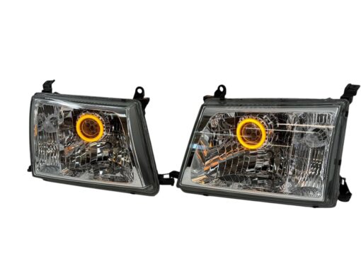 1998-2005 100 Series Toyota Land Cruiser Custom Retrofit LED Switchback Halo Projector Retrofit Custom Headlights