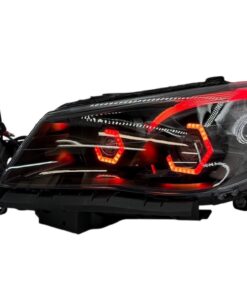 2014-2017 Chevrolet SS RGBW Chasing Multicolor LED Retrofit Projector Custom Black Headlights
