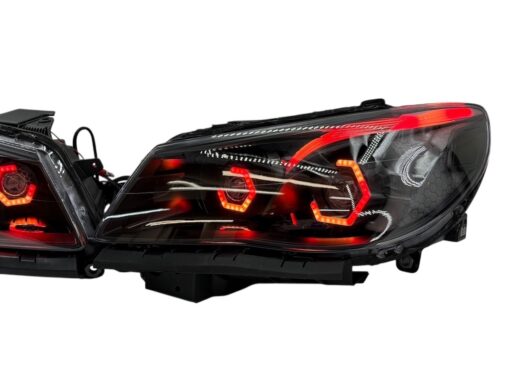 2014-2017 Chevrolet SS RGBW Chasing Multicolor LED Retrofit Projector Custom Black Headlights