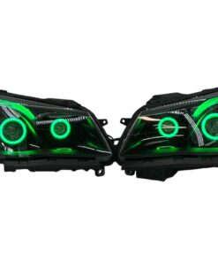 2014-2017 Chevrolet SS RGBW Chasing Multicolor LED Retrofit Projector Custom Black Headlights