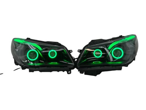 2014-2017 Chevrolet SS RGBW Chasing Multicolor LED Retrofit Projector Custom Black Headlights