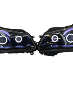 2014-2017 Chevrolet SS RGBW Chasing Multicolor LED Retrofit Projector Custom Black Headlights