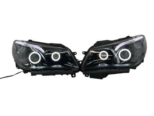 2014-2017 Chevrolet SS RGBW Chasing Multicolor LED Retrofit Projector Custom Black Headlights