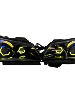 2014-2017 Chevrolet SS RGBW Chasing Multicolor LED Retrofit Projector Custom Black Headlights