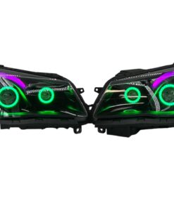 2014-2017 Chevrolet SS RGBW Chasing Multicolor LED Retrofit Projector Custom Black Headlights