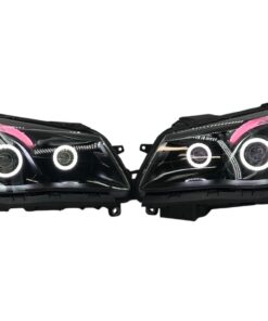 2014-2017 Chevrolet SS RGBW Chasing Multicolor LED Retrofit Projector Custom Black Headlights