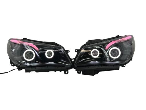 2014-2017 Chevrolet SS RGBW Chasing Multicolor LED Retrofit Projector Custom Black Headlights