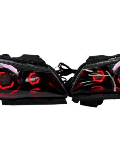 2014-2017 Chevrolet SS RGBW Chasing Multicolor LED Retrofit Projector Custom Black Headlights