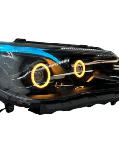 2014-2017 Chevrolet SS RGBW Chasing Multicolor LED Retrofit Projector Custom Black Headlights